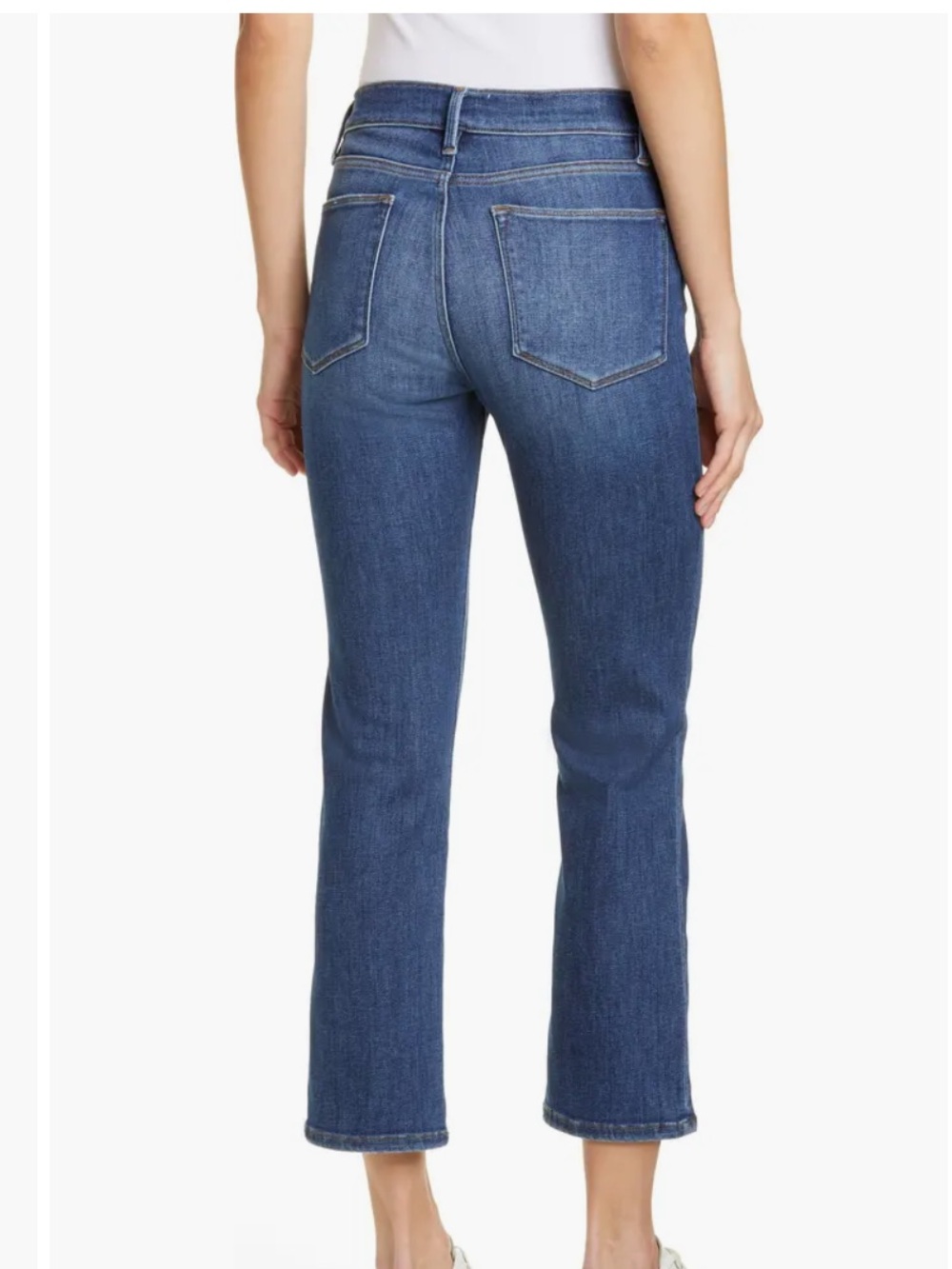 Frame Le High Straight Jeans in Bestia Medium Wash Size 31 - Picture 2 of 9